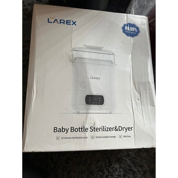 Larex 4-In-1 Baby Bottle Sterilizer & Dryer With Modular Design BPA-Free - Picture 1 of 5